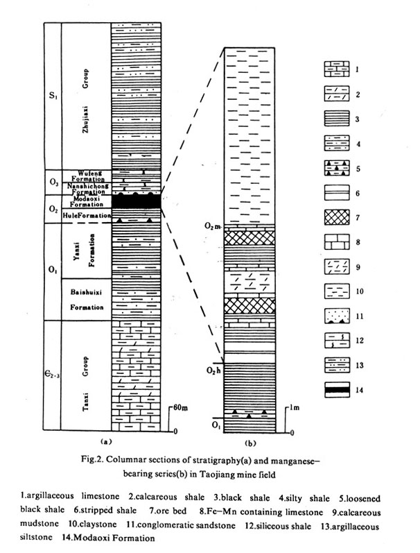 Taojiang stratigraphy